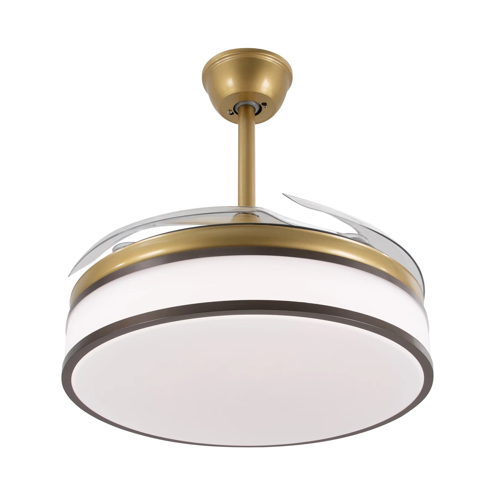 42 Inch Fan Pendant Light，ceiling Fan Light, Ceiling Fan Light with Remote Control, Ceiling Fan Lamp for Bedroom Kitchen