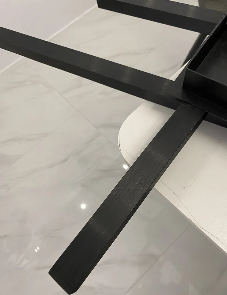 Black chandelier square bedroom lamps living room lamp led ceiling lamp Nordic minimalist creative led ceiling lamp strip lights
